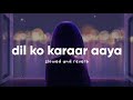Dil Ko Karaar Aaya Slowed Reverb Nexus Music