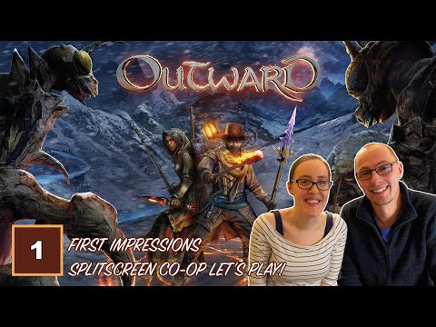 LET'S PLAY LIVE | Outward (PS4) - Part 1 | First Impressions, Splitscreen Couch Co-op!