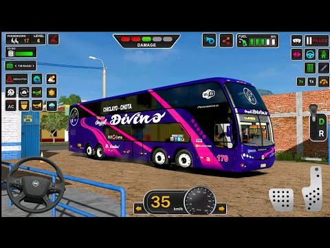 New Heavy Driver Bus Simulator 2026 - Indian Offroad Bus Driving 3D - Bus Game Andriod Gameplay