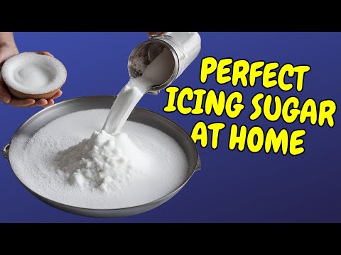 🍬 Making Icing Sugar at Home: A Sweet Bulgarian Kitchen Tutorial 🇧🇬