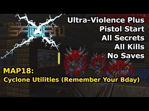 Doom II: BTSX E1 - MAP18: Cyclone Utilities (Remember Your Birthday) (Ultra-Violence Plus 100%)