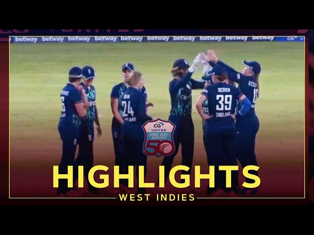 Highlights | West Indies Women v England Women | Sciver Shines In England  Win | 3rd CG United ODI