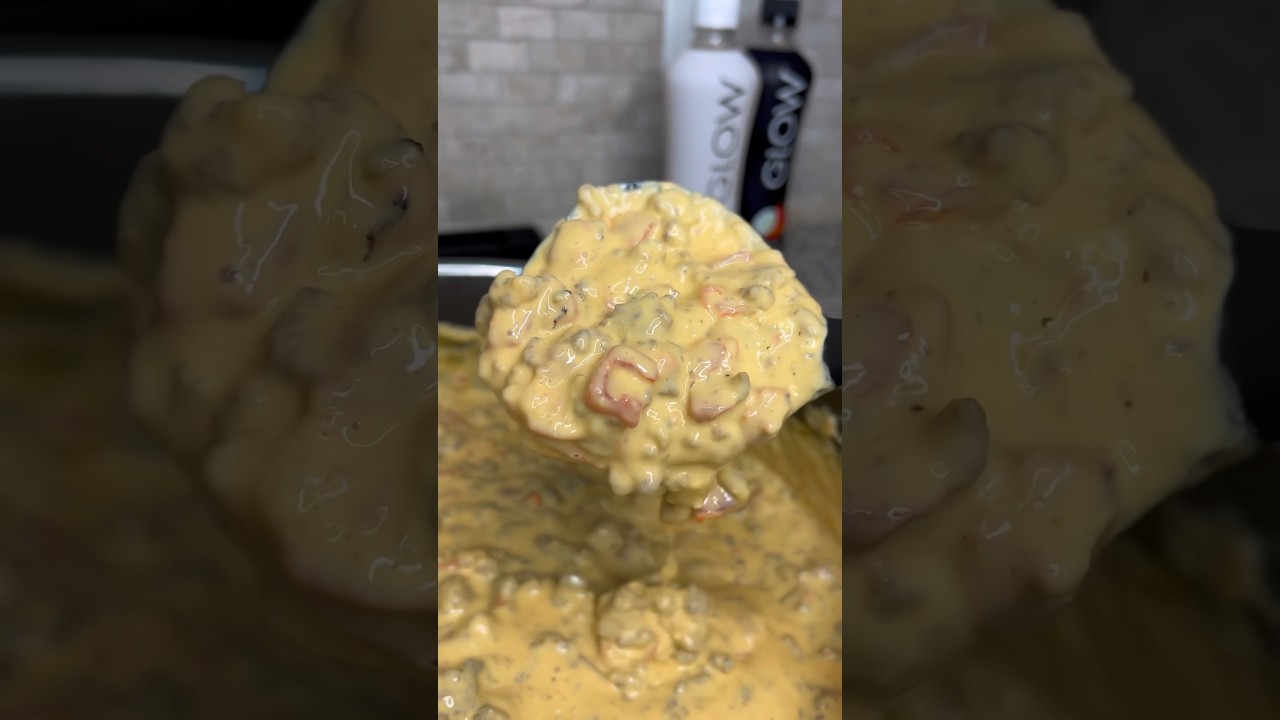 HOW TO MAKE THE BEST ROTEL DIP 🔥 | GAME DAY APPETIZERS W/ LEXX #rotel