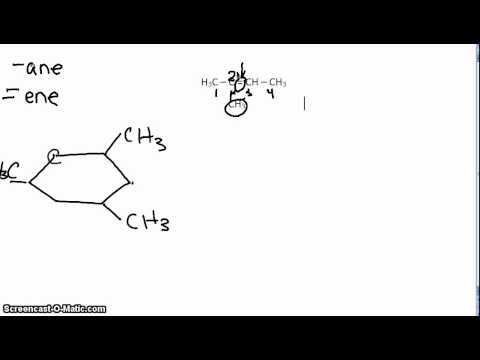 Naming Benzene Rings and Alkenes