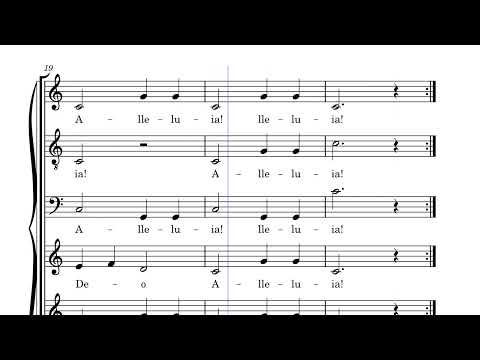 Jubilate Deo Taizé – Michael Praetorius – Full Canon example