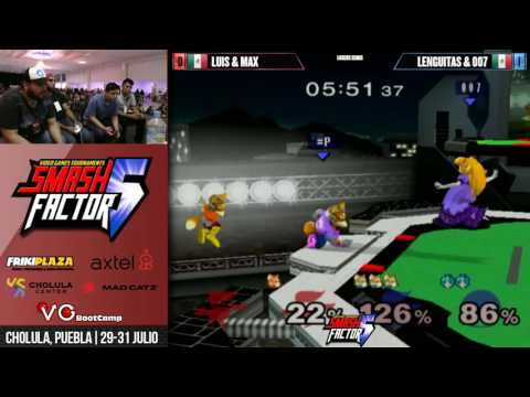 SF5 SSBM Doubles - Luis & MaxX Vs. 007 & Lenguitas - Smash Melee Losers Semis