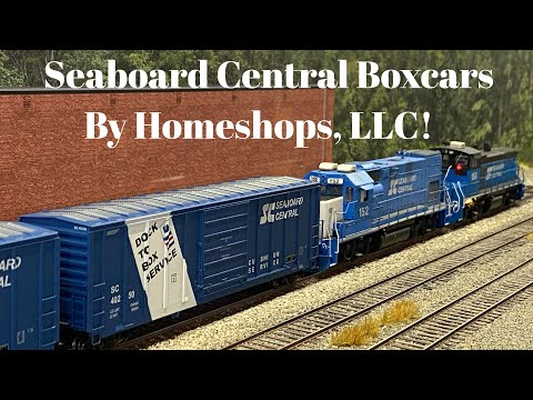 Seaboard Central Boxcars by Homeshops, LLC!