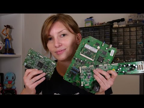 Je recycle des vieilles cartes électroniques !