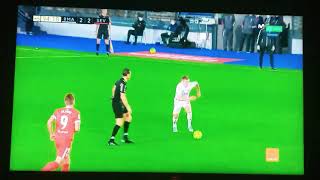 Gol de Hazard Real Madrid vs Sevilla. 2-2