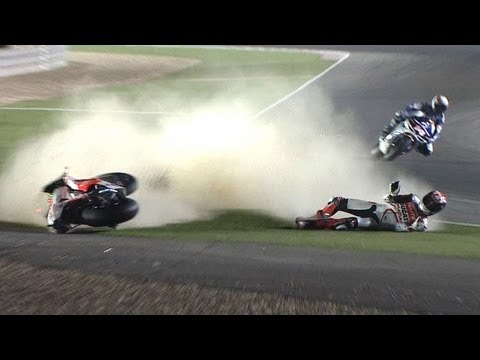 Biggest crashes - MotoGP™ Qatar 2013
