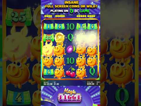 Thumbnail for video: MAGIC PIGGY FULL SCREEN WILDS?!? JACKPOT?! #bcslots #casinogame #highstakes #gamblinggame #slots