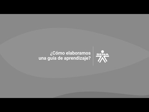 ¿Cómo elaboramos  una guía de aprendizaje?