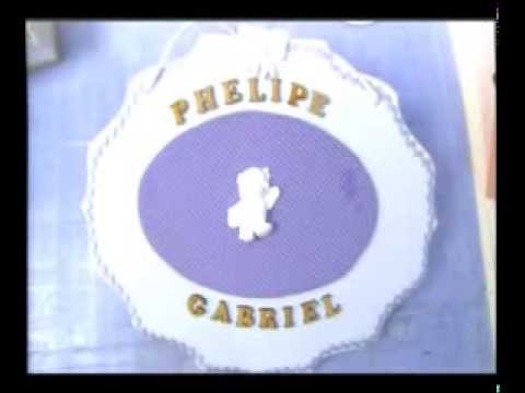 Learn how to make a maternity door decoration