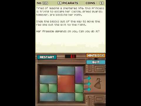 Professor Layton and the Curious Village (DS) Puzzle No. 135 Royal Escape
