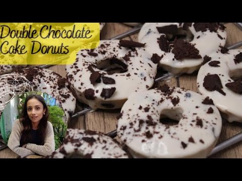 Double Chocolate Cake Donuts