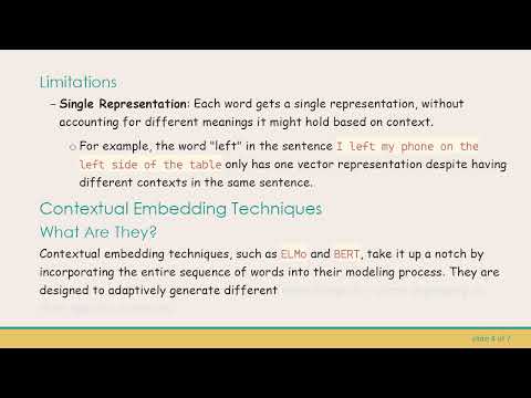 Understanding the Key Differences Between Contextual Embedding and Word Embedding in Deep Learning