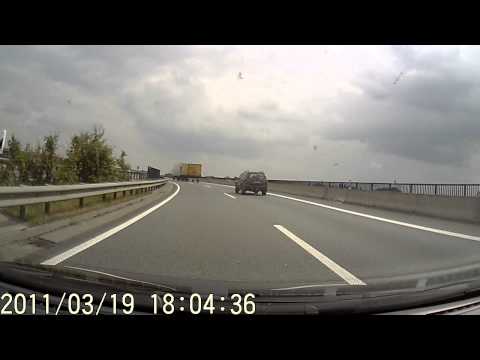 Autobahn 28 Oldenburg Richtung Bremen (von Groß Mackenstedt zum Dreieck Stuhr)