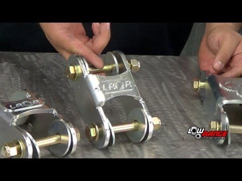 Shackles for a Suzuki Samurai