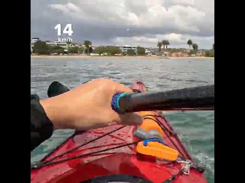 Sprinting. Vajda sea kayak. #kayak #seakayak #paddler #gopro