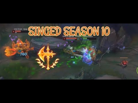 Singed Season 10 Gameplay! | New Best Toplaner?!