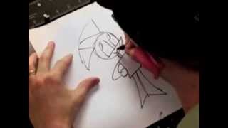 My Life as a Teenage Robot: How to Draw Jenny