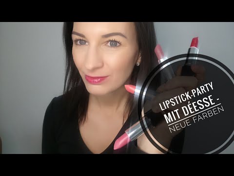 Lipstick-Party mit Déesse - mit neuen Farben