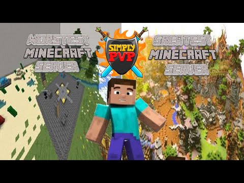 Trying Worst and GREATEST KIT PVP MINECRAFT SERVERS!