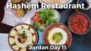 Legendary Jordanian Street Food at Hashem Restaurant - Amman, Jordan! - YouTube