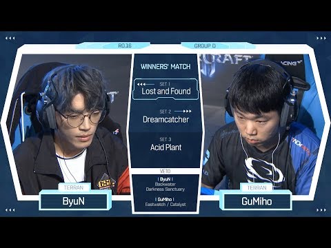 [TW] StarCraft2 - ByuN vs GuMiho - TvT - 2018 GSL S2 CodeS Ro.16 GroupD Match3