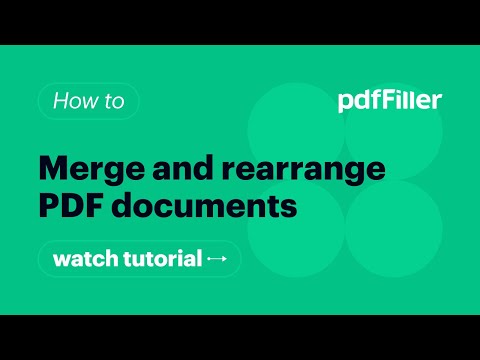 How to Rearrange PDF pages and Merge Multiple PDFs into One