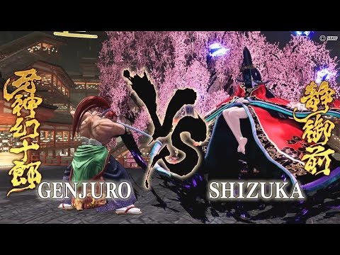 Genjuro Kibagami VS FINAL BOSS SHIZUKA Samurai Shodown 2019 BOSS TUTORIAL