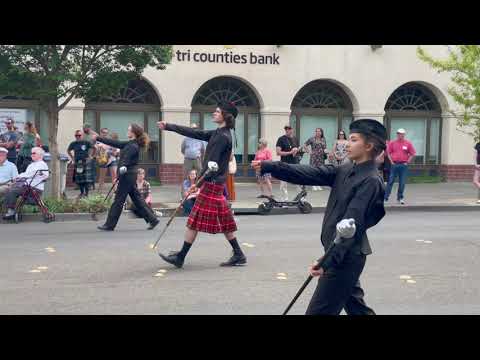 Woodland Scottish Games 2024 | Mace Flourishing