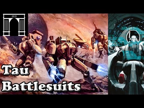 40k Lore, Tau Battlesuits