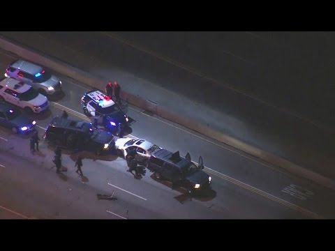 Watch Dramatic End To Chase And Standoff With Attempted Murder Suspect On 405