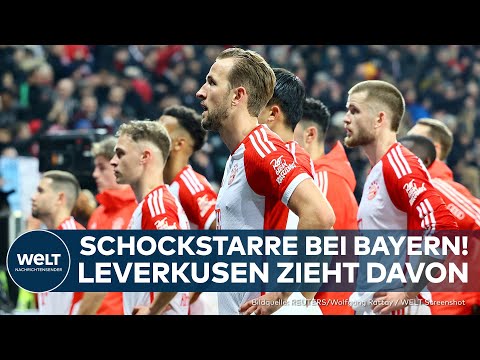 BUNDESLIGA: Schock beim FC Bayern München! Leverkusen baut Vorsprung auf den Rekordmeister aus