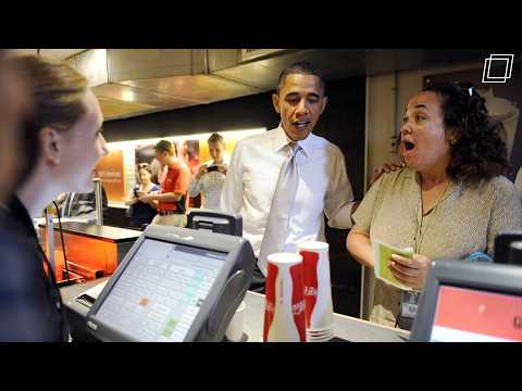 Cool President Obama Goes Out For Burgers