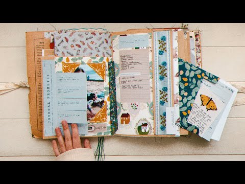 junk journal with me  process video ideas tips