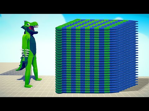 HOW MANY GOD PROJECTILES NEED TO TAKE DOWN A T-REX in TABS