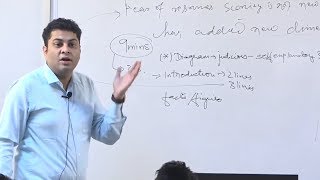 IAS Main Answer Writing Session by Suman Sourav Mohanty, Rank 9 (score 480 in GS 2016) & Manoj K Jha