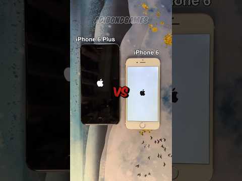 Fastest Restart ? - iPhone 6 vs iPhone 6 plus #shorts #iphone6 #iphone6plus