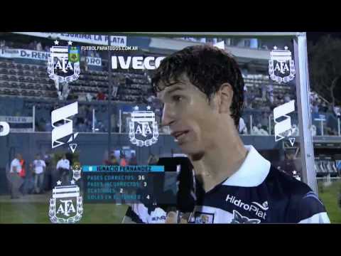 I. Fernández:  "Hay que seguir así". Gimnasia 3 - Quilmes 2. Fecha 13. 2015. FPT