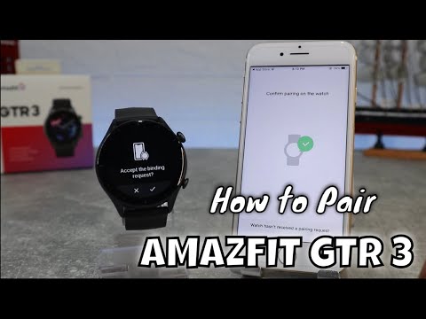 How to pair Amazft GTR 3 to iPhone with Amazfit iOS app Zepp OS