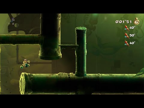 Rayman Legends (PS4) Replay (HD) Part 84: Hardest Dark Rayman Invaded Painting Ever!