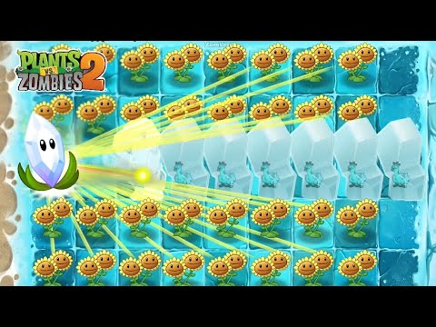 What Plant Max Level can destroy 8 Frozen Chicken using only 1 Plant Food? | Plants Vs Zombies |