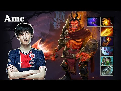 Ame - Wraith King Safelane vs 23savage Templar Assassin | Dota 2 7.30e Gameplay