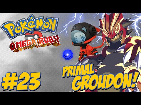 Pokémon Omega Ruby #23 / Caverna da Origem / A INCRÍVEL Batalha contra Primal Groudon!!
