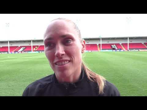 Janice Cayman after Aston Villa - Leicester City on 30.03.2024