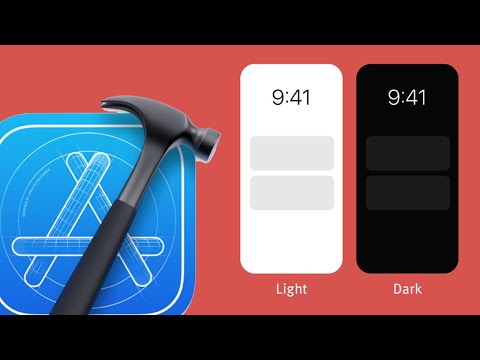 Swift 5 - Change Appearance to Light/Dark mode in Xcode