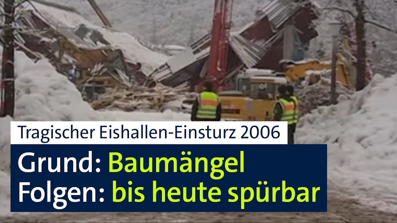 Bad Reichenhall: Baumängel schuld an Eishallen-Einsturz – mit Folgen bis heute | Abendschau | BR24