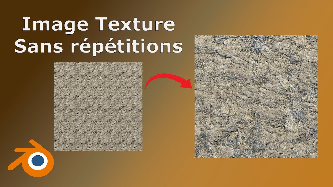 Comment utiliser une image texture sans répétitions avec Blender